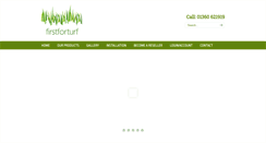 Desktop Screenshot of firstforturf.com